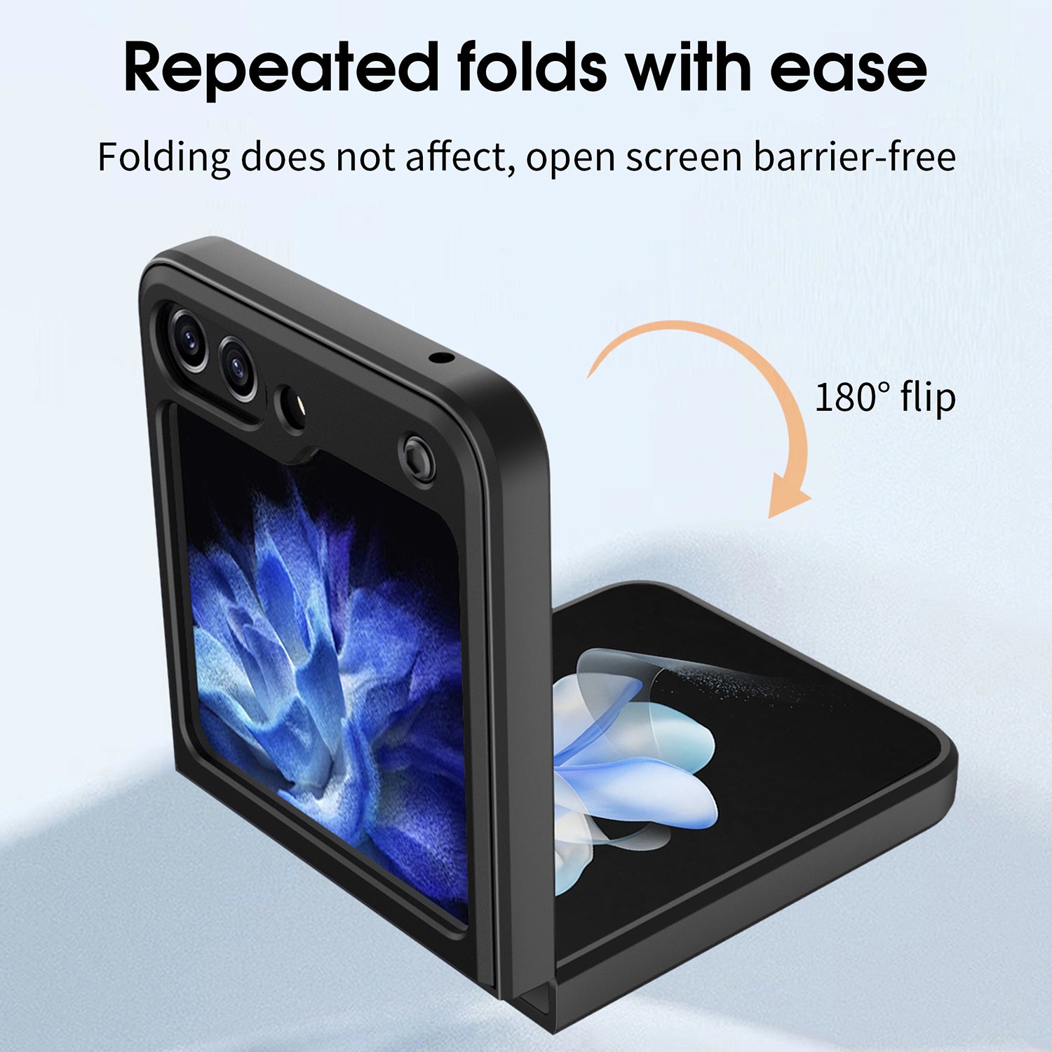 For Samsung Galaxy Z Flip5 5G PC TPU Phone Case Rotating Kickstand Protective Cover For Samsung Galaxy Z Flip5 5G PC TPU Phone Case Rotating Kickstand Protective Cover